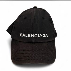 Balenciaga Logo Embroidered Baseball Cap